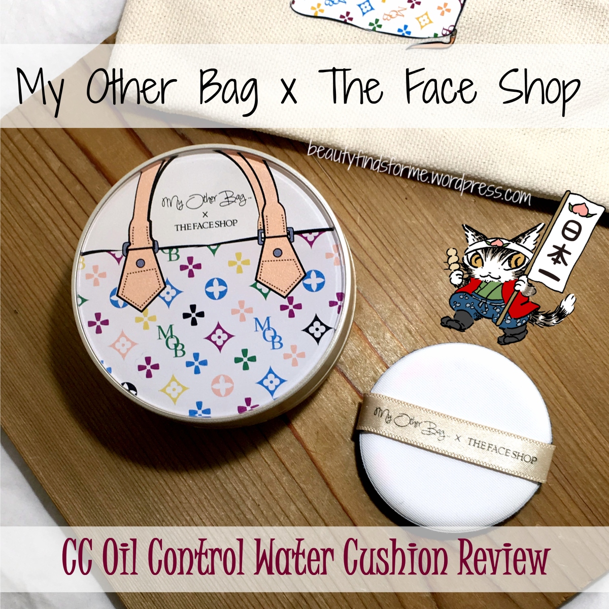 THE FACE SHOP CC Oil Control Water Cushion My Other Bag - Strawberrycoco